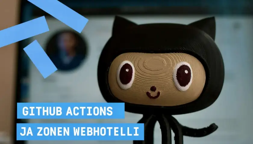 Verkkosivuston muutosten automaattinen julkaiseminen Github Actionsin kautta