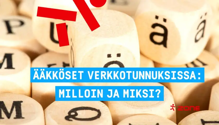 Ääkkösellinen verkkotunnus brändisi palveluksessa