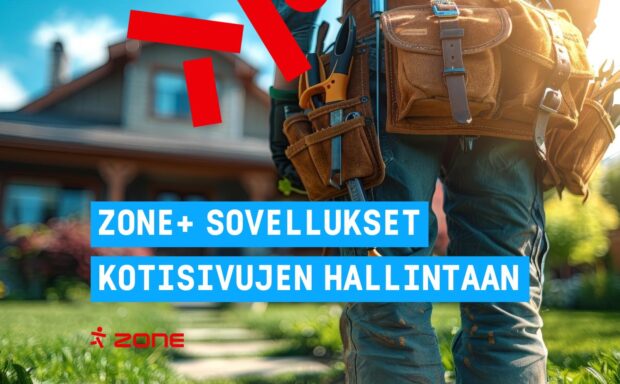 Zone+ sovellukset helpottavat verkkosivun päivittäistä hallintaa