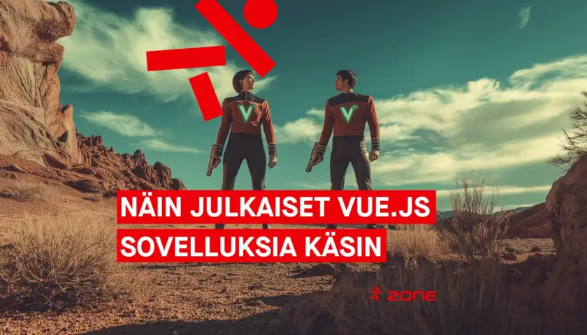 JavaScriptin varaan rakentuvien web-sovellusten julkaiseminen käyttäen esimerkkinä Vue.js-ohjelmistokehystä