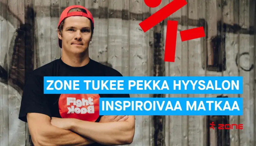 Zone tukee Pekka Hyysalon inspiroivaa matkaa – sisulla ja sydämellä