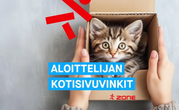 Webhotelli aloittelijoille: Rakenna kotisivut nopeasti ja turvallisesti Zonen avulla