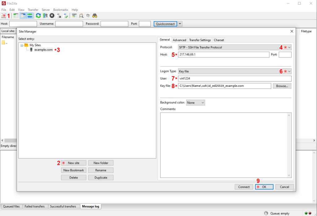 SFTP-yhteyden luominen Zonen palvelimiin FileZilla-, WinSCP- ja Visual Studio Code -ohjelmilla.